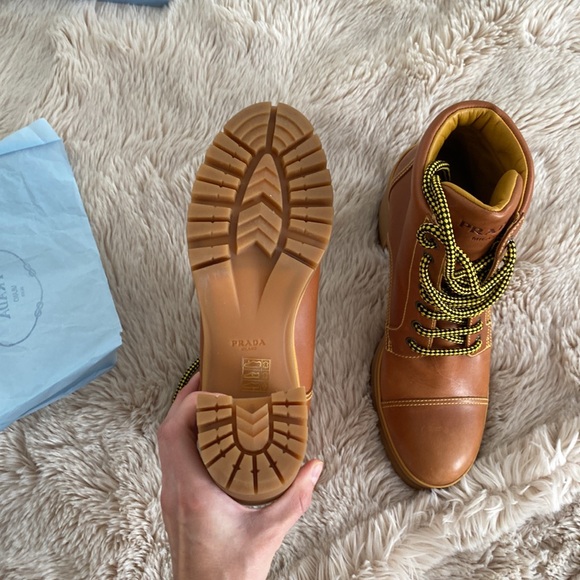 Prada Leather lace up boots - Picture 2 of 6